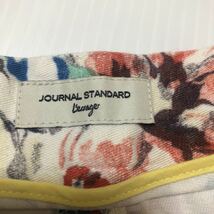 【日本製 美品】JOURNAL STANDARD L'ESSAGE ジャーナルスタンダード レザージュ 総柄 ショーツ ショートパンツ 花柄 レディース サイズ38_画像3