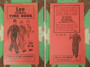 40s50s 【Lee】 TIME BOOK / 40年代 50年代 タイムブック デニム オーバーオール ワーク シャツ パンツ ヴィンテージ ビンテージ 20s50s
