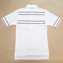 WB616　Munsingwear Grand Slam CLASSIC マンシングウェア グランドスラム ポケット 半袖 ポロシャツ Sサイズ ホワイト メンズ 日本製 ●60_画像3