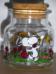 * Snoopy / Woodstock канистра пробка крышка стеклянный *