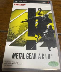 メタルギアアシッド2 Metal Gear Acid 2 Ac!d 海外版 韓国版 非売品 サンプル 激レア
