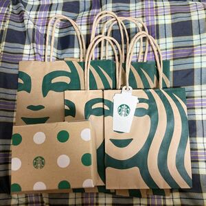  Starbucks paper bag 5 sheets, cake box 1.