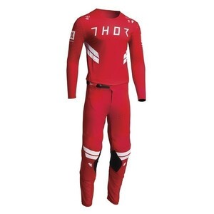 モトクロスウエア THOR22 PRIME HERO RD/WH 36/XL 上下セット モトクロス 正規輸入品