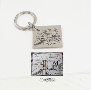 オーダーメイド お絵描きキーホルダー キーリング