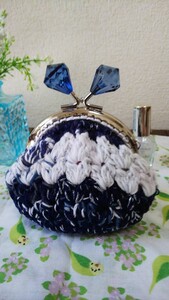 ハンドメイド♪がま口ポーチ
