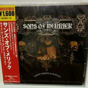 SONS OF MERRICK「TIGHT NERVES ＆ SUAVITY」国内盤　帯付　新品　未開封