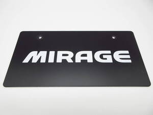 Mitsubishi Mirage MIRAGE дилер новая машина экспонирование для не продается номерная табличка эмблема plate