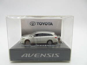 トヨタ 3代目アベンシス アベンシス ワゴン AVENSIS 非売品 LED ミニカー キーホルダー　スーパーホワイトⅡ