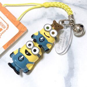 USJ 限定 ミニオン ボブ ティム ストラップ キーチェーン キーホルダー ミニオンズ ユニバーサルスタジオジャパン