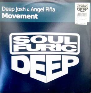 3907【ＬＰ盤】 ☆めったに出品されない ☆ Deep Josh & Angel Pina - Movement ≪貴重レコード≫　送料安