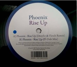 2530【ＬＰ盤】★☆　めったに出品されない◎2007年　ハウス☆　Phoenix　Rise Up　　ライズアップ　　フェニックス☆★　≪貴重レコード≫