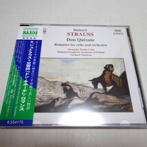 即決 CD未開封(帯開封済み)/Naxos/直輸入盤「R.シュトラウス：ドン・キホーテ / ロマンス」マルクソン＆アイルランド国立交響楽団_画像1