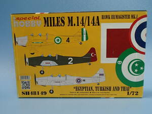 スペシャルホビー 1/48　英 マイルズ・マジスター Mk.I 練習機 エジプト・トルコ・タイ軍　SH48149