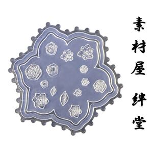 484 シリコンモールド フラワーE 高透度版 バラ 蓮