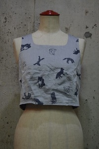  mezzo n fox MAISON KITSUNE' PARIS sleeveless shirt bustier C9168