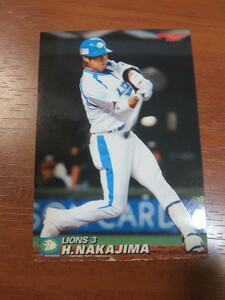 プロ野球カード カルビー 中島裕之 西部ライオンズ LIONS 3 2005年 001 レア品 美品