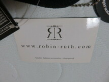 robin-ruth TOKYO トートバッグ 手提げ サイズ245-240-100㎜ 底板 ファスナ ブランドフォルダ タグ付 底部保管時の日焼け痕あり 未使用_画像4