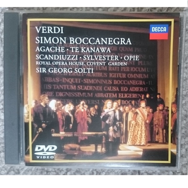 KF ヴェルディ 歌劇 シモン・ボッカネグラ 全曲 DVD