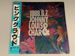 LD( Laser )# pink *k loud ( tea -) JOHNNY LOUIS & CHAR 1988.6.7.# shrink * with belt excellent goods!