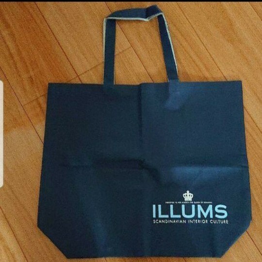 ILLUMS イルムス☆トートバッグ☆エコバッグ☆紺色☆ネイビー☆新品未使用
