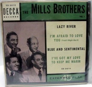 MILLS BROTHERS LAZY RIVER シングルレコード