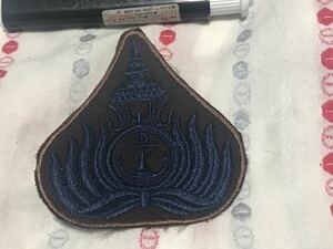 タイ軍　タイ海軍　ベレー用パッチ　ワッペン　徽章　ベレー帽　タイ王国軍　海軍