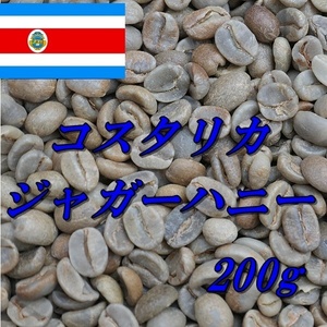 コーヒー生豆　コスタリカ　SHB　ジャガーハニー 200ｇ 送料無料 グリーンビーンズ