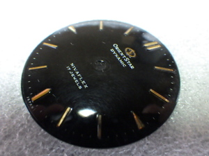 unused 1960s Orient Star dynamic hand winding 17 stone black face antique p082508