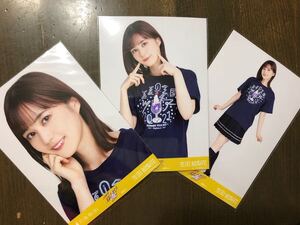 乃木坂46 生田絵梨花 真夏の全国ツアー2021 生写真 福岡 ライブT ヨリ チュウ ヒキ 3種 コンプ
