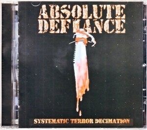 Absolute Defiance - Systematic Terror Decimation /インドネシア産ブルータルデスメタル/ロシア盤CD