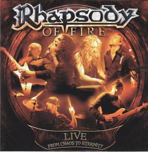 RHAPSODY OF FIRE - Live From Chaos To Eternity/伊シンフォ/ロシア盤CD