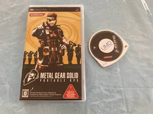 21-PSP-67 プレイステーションポータブル メタルギアソリッド ポータブルオプス 動作品 PSP