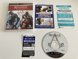 21-PS3-65　動作品　プレイステーション3　アサシンクリード　Ⅰ+Ⅱ　ウェルカムパック　PS3　プレステ3