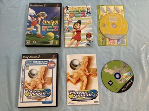 21-PS2-473 動作品 プレイステーション2 みんなのテニス パワースマッシュ2 セット PS2 プレステ2