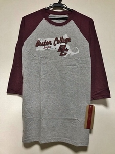 新品 証明付き USA 限定 ボストン カレッジ 大学 イーグルス eagles 鷲 ビンテージ スタイル アウトドア 長袖Ｔシャツ カレッジＴシャツnew