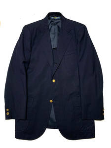 BROOKS BROTHERS Brooks Brothers gold button navy blue blur jacket navy Ralf 