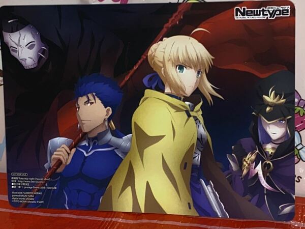 ☆ニュータイプ 2017年11月号 購入特典 fate クリアシート 付録 クリアファイル 機動戦士ガンダム00 間桐桜 B2ポスター C.C. ピンナップ