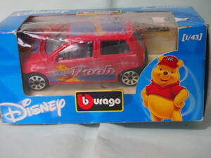 ディズニーBurago 1/43 Winnie the Pooh Car 