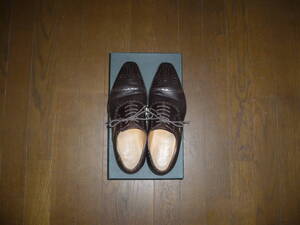 TOMORROWLAND セミブローグ キャップトゥ レザーソール CS005-11 6.5 DK.BROWN Church's DIPLOMAT
