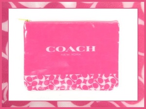 ●COACH● コーチ シグネチャー 非売品 ポーチ 送料120円～