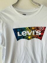 【人気】Levis/リーバイス　Tシャツ　白/ホワイト　メンズ　S　サイズ　素材　綿（K721）_画像2