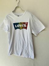 【人気】Levis/リーバイス　Tシャツ　白/ホワイト　メンズ　S　サイズ　素材　綿（K721）_画像3