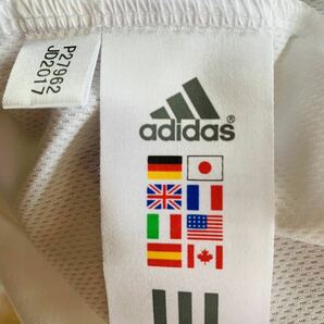 【人気】レア adidas/アディダス 横浜 マラソン T シャツ メンズ M 白/ホワイト スポーツ ウェア 半袖（K757）の画像9