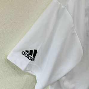 【人気】レア adidas/アディダス 横浜 マラソン T シャツ メンズ M 白/ホワイト スポーツ ウェア 半袖（K757）の画像6