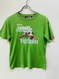 【人気】LEGO/レゴ　STAR　WARS/スターウォーズ　Tシャツ　緑／グリーン　レゴ　ブロック　Sサイズ（K762）