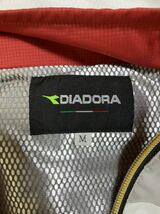 【人気】DIADORA/ディアドラ　スポーツ　ウェア　メンズ　M　白/ホワイト　裏地　保温　素材　トレーニング　(K763）_画像9