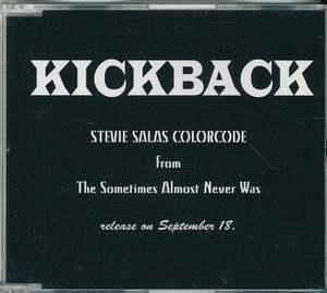 STEVIE SALAS COLORCODE / スティーヴィー・サラス・カラーコード / キックバック /中古CD！48285