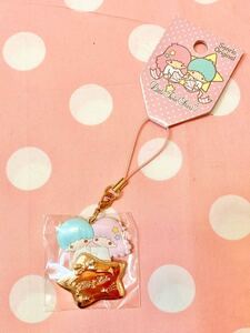 サンリオ Sanrio イニシャルストラップ スター 星イニシャルチャームストラップ ラバーストラップ ラバーマスコット リトルツインスターズ