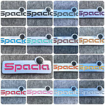 ◆スペーシア◆ロゴエンブレム ステッカー◆イエロー◆MK32S／MK42S／MK53S◆リアエンブレム◆シール◆Spacia◆スズキ◆_画像3