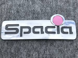 ◆スペーシア◆スマイルバッジ ステッカー◆ライトピンク◆MK32S／MK42S／MK53S◆リアエンブレム◆シール◆Spacia◆スズキ◆